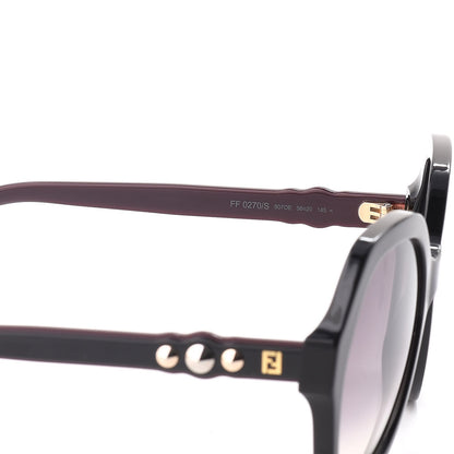 Fendi Studded Hexagon Fun Fair Sunglasses FF 0270/S Black Purple 7 of 9