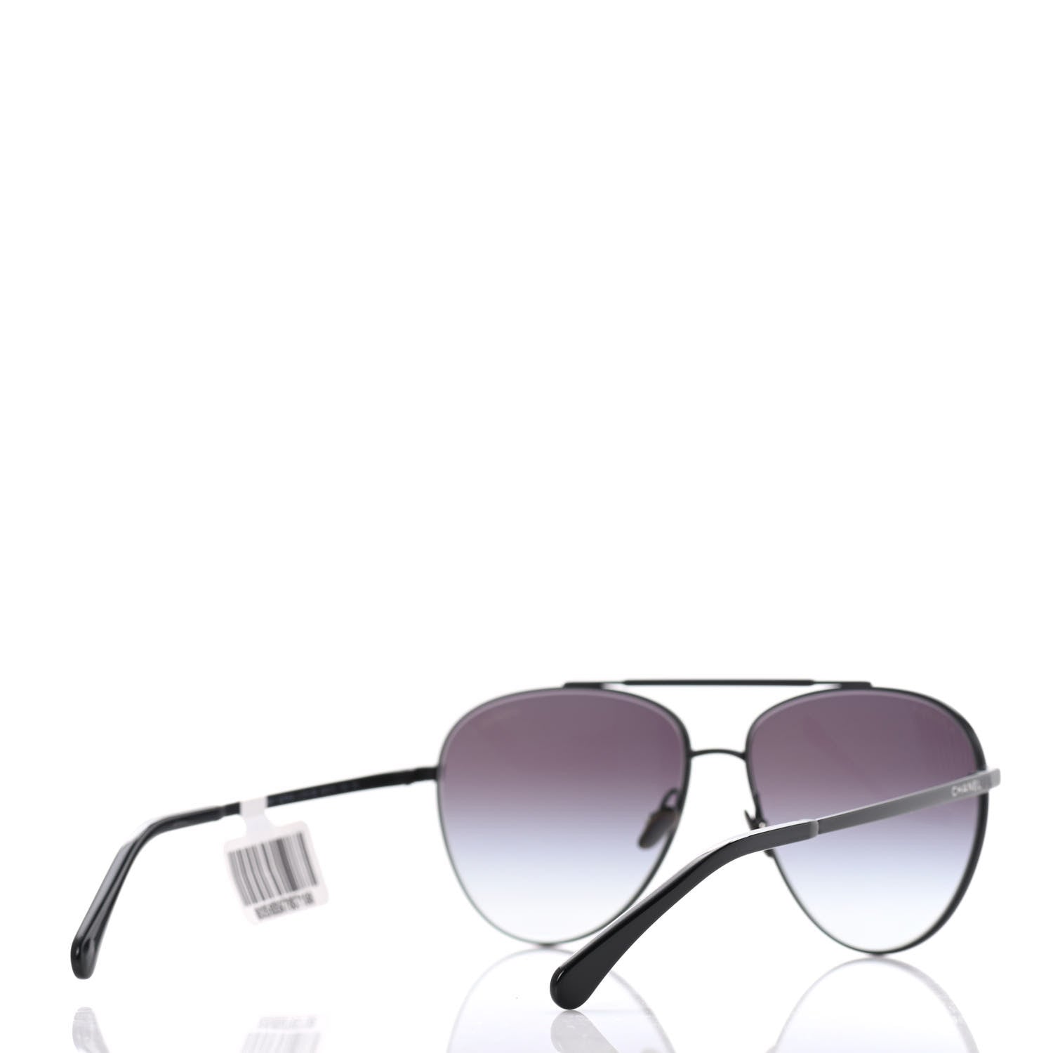 Chanel Metal Aviator Sunglasses 4279-B Black 4 of 8