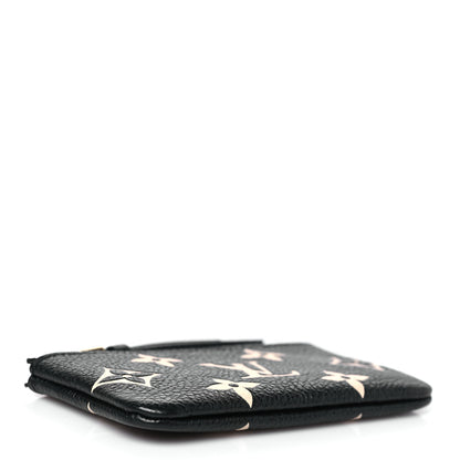 Louis Vuitton Empreinte Monogram Giant Key Pouch Black Beige 4 of 7