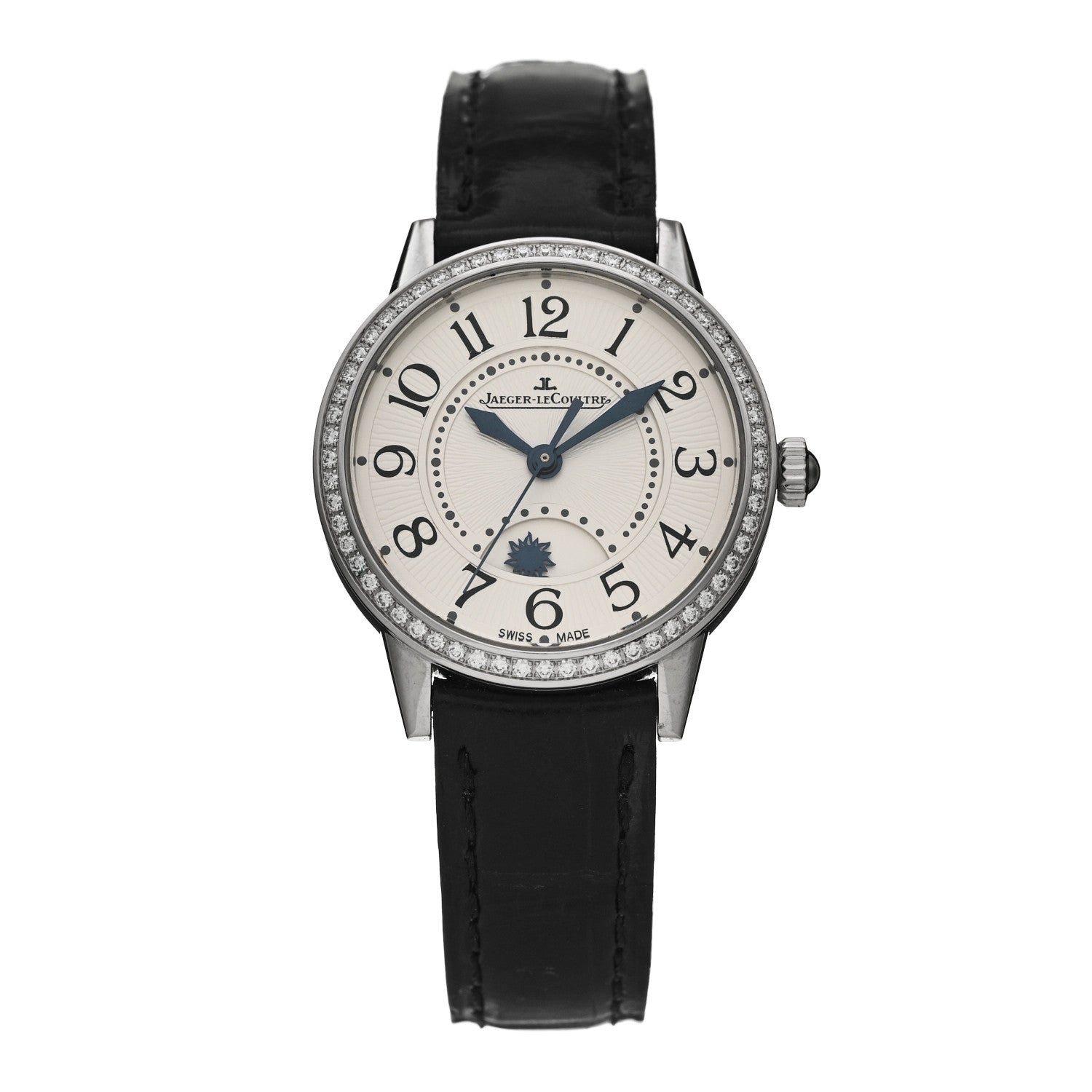 Jaeger-LeCoultre Stainless Steel Alligator Diamond Bezel 29mm Rendez-Vous Classic Day & Night Automatic Watch Q3468421 1 of 4