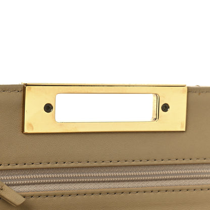 Chanel Lambskin Quilted Golden Class Wallet on Chain WOC Beige 11 of 13