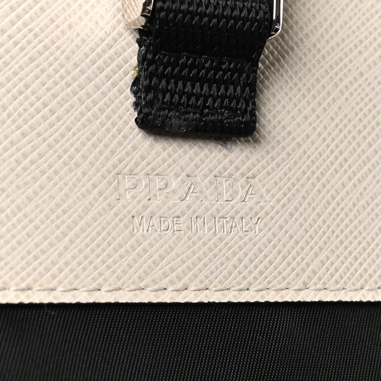 Prada Re-Nylon Saffiano Smartphone Case Crossbody Talco 6 of 11