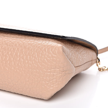 Burberry Signature Grain Medium Mildenhall Crossbody Bag Pale Apricot 9 of 9