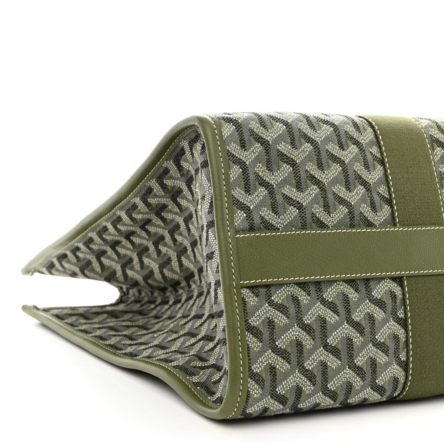 Goyardine Villette MM Tote Khaki