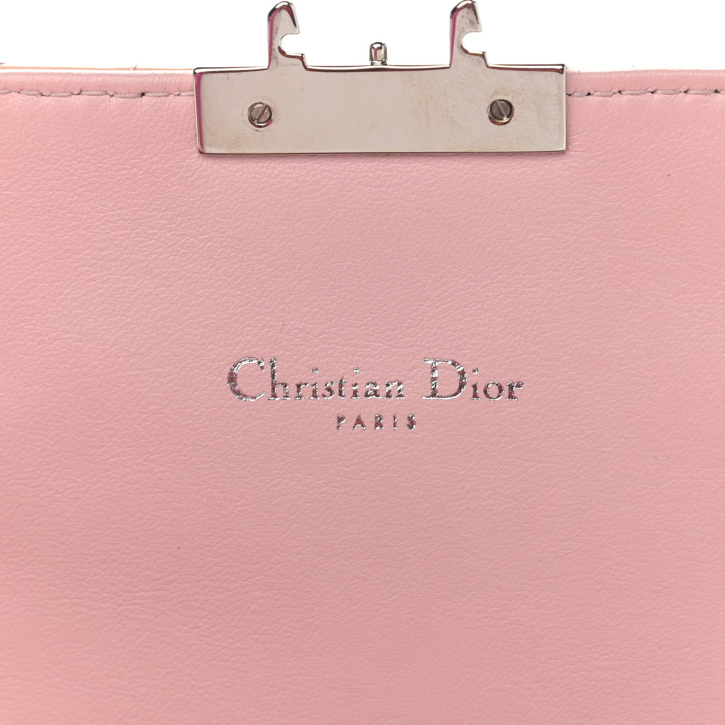 Patent Cannage Miss Dior Promenade Pouch Pink