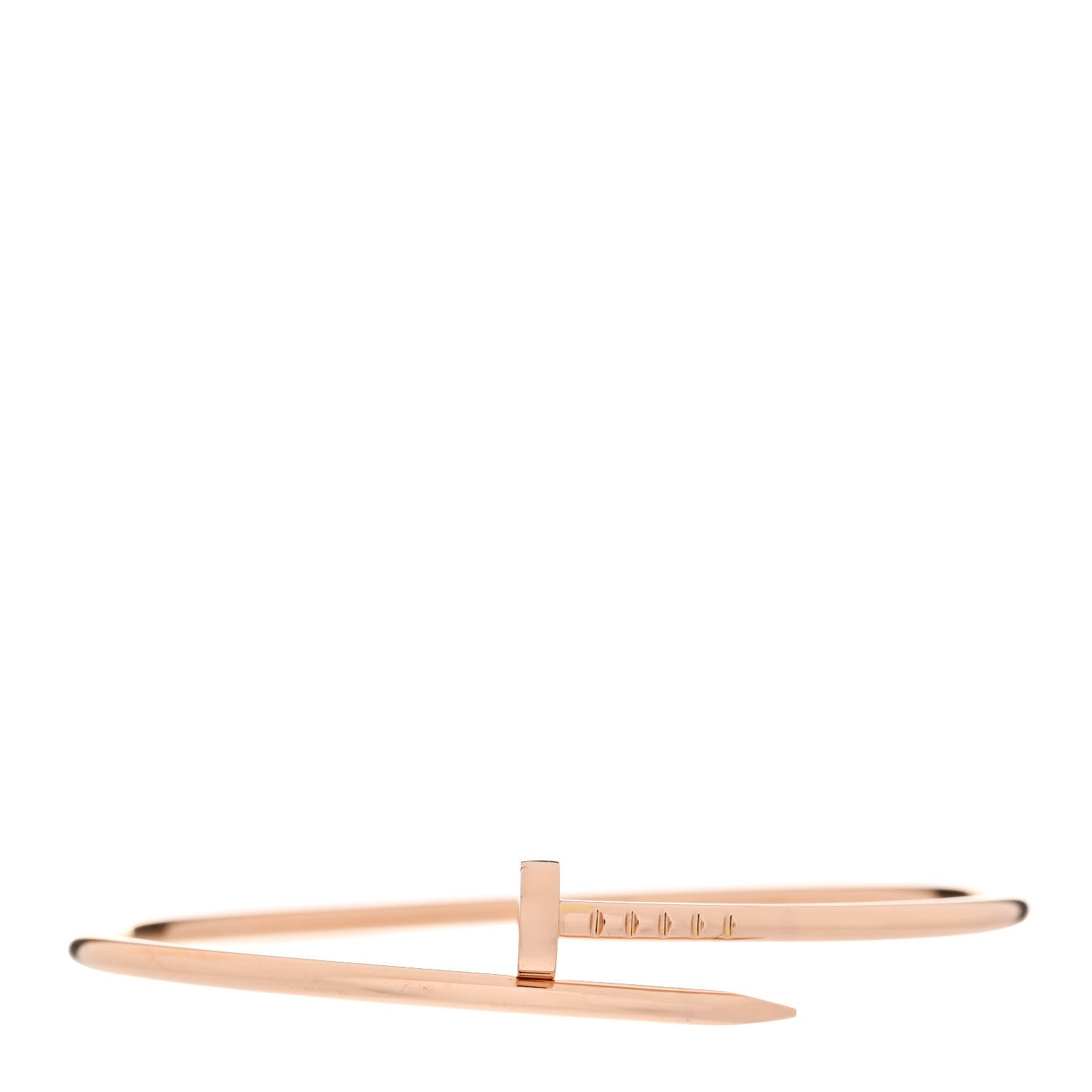 Cartier 18K Pink Gold Small Juste Un Clou Bracelet 17 1 of 7