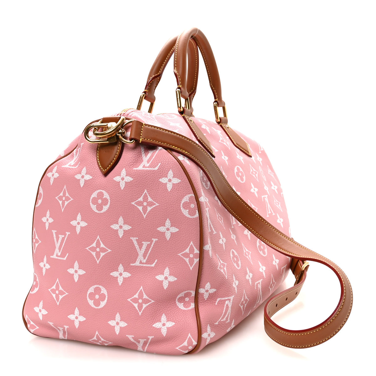 Louis Vuitton Calfskin Monogram Speedy P9 Bandouliere 40 Candy 3 of 11