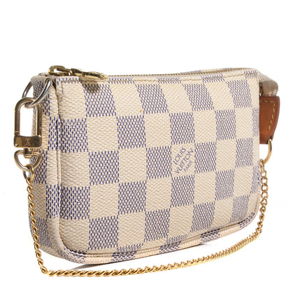 Louis Vuitton Damier Azur Mini Pochette Accessories 3 of 7