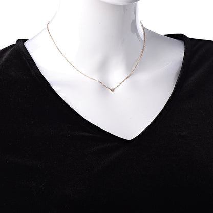 Cartier 18K Pink Gold Diamond SM D'Amour Pendant Necklace 2 of 7