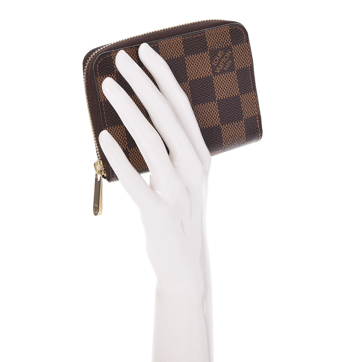 Louis Vuitton Damier Ebene Zippy Coin Purse 2 of 8