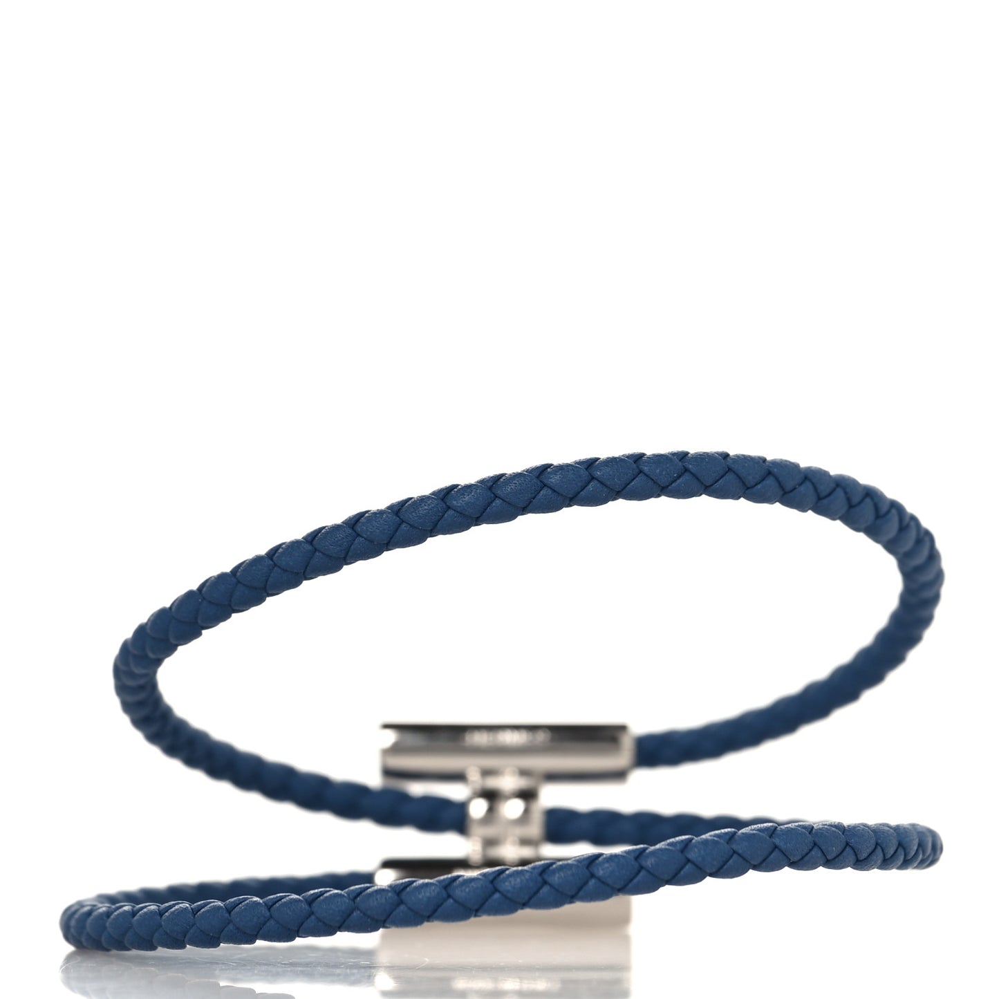 Swift Double Wrap Cord Tournis Tresse Bracelet Navy