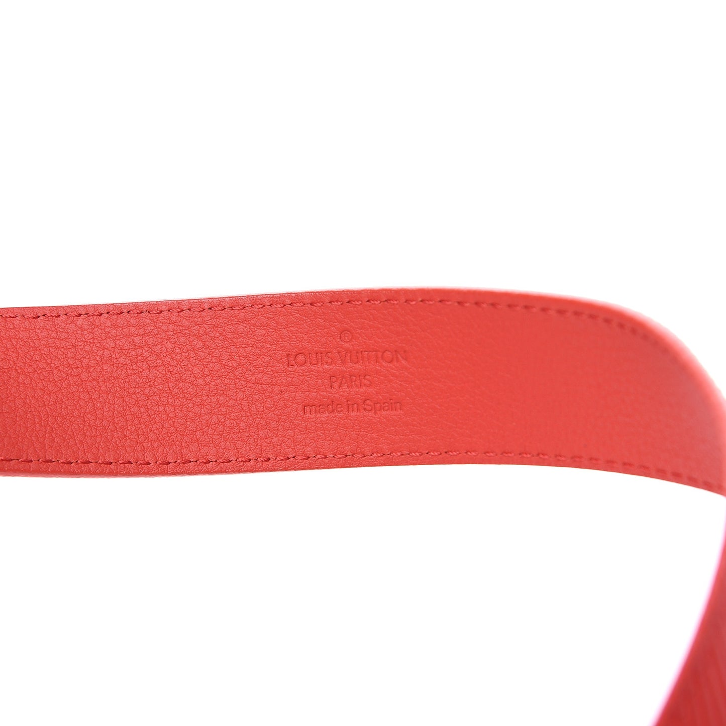 Epi 30mm LV Twist Belt 90 36 Coquelicot