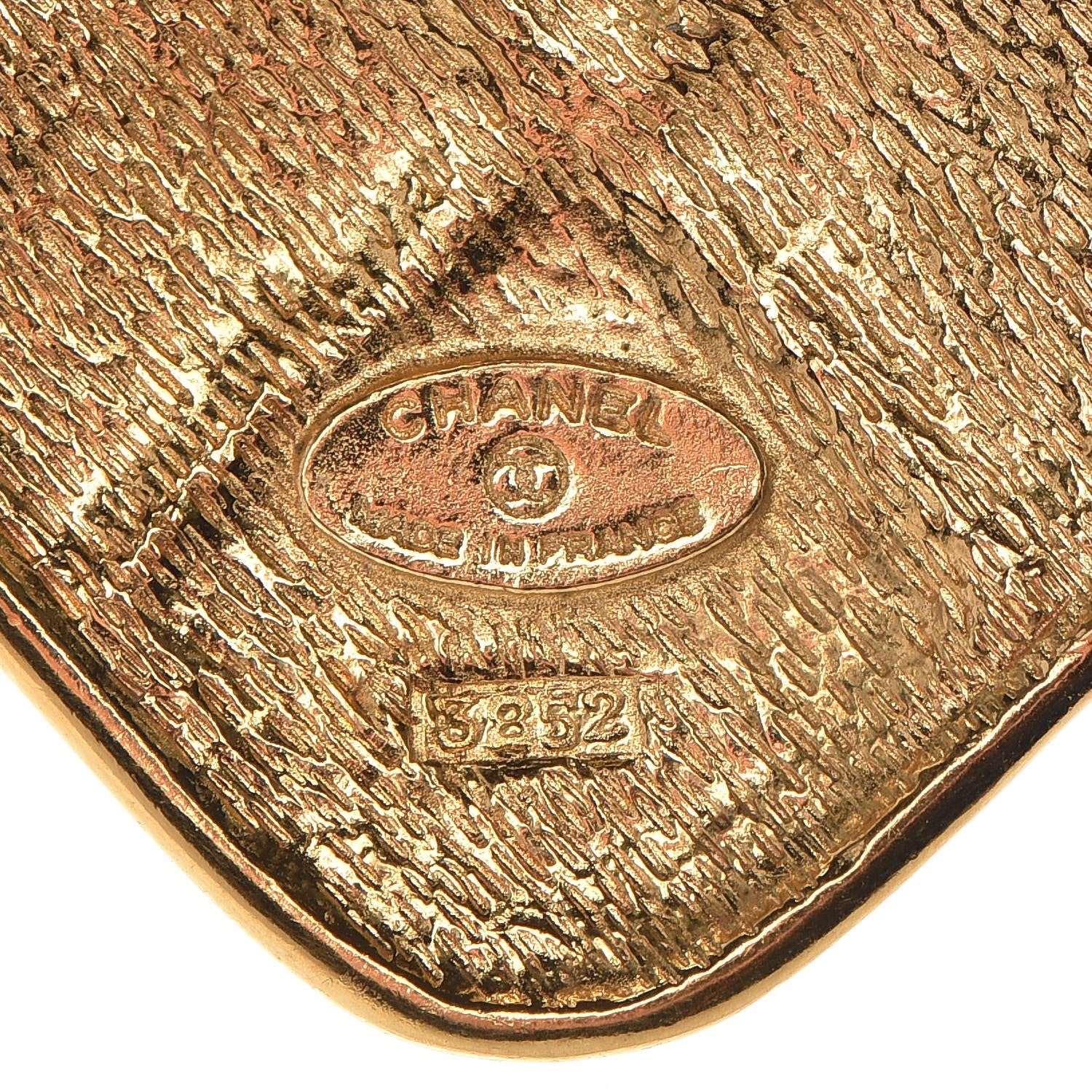 Chanel Quilted Medallion Short Necklace Gold 4 of 6