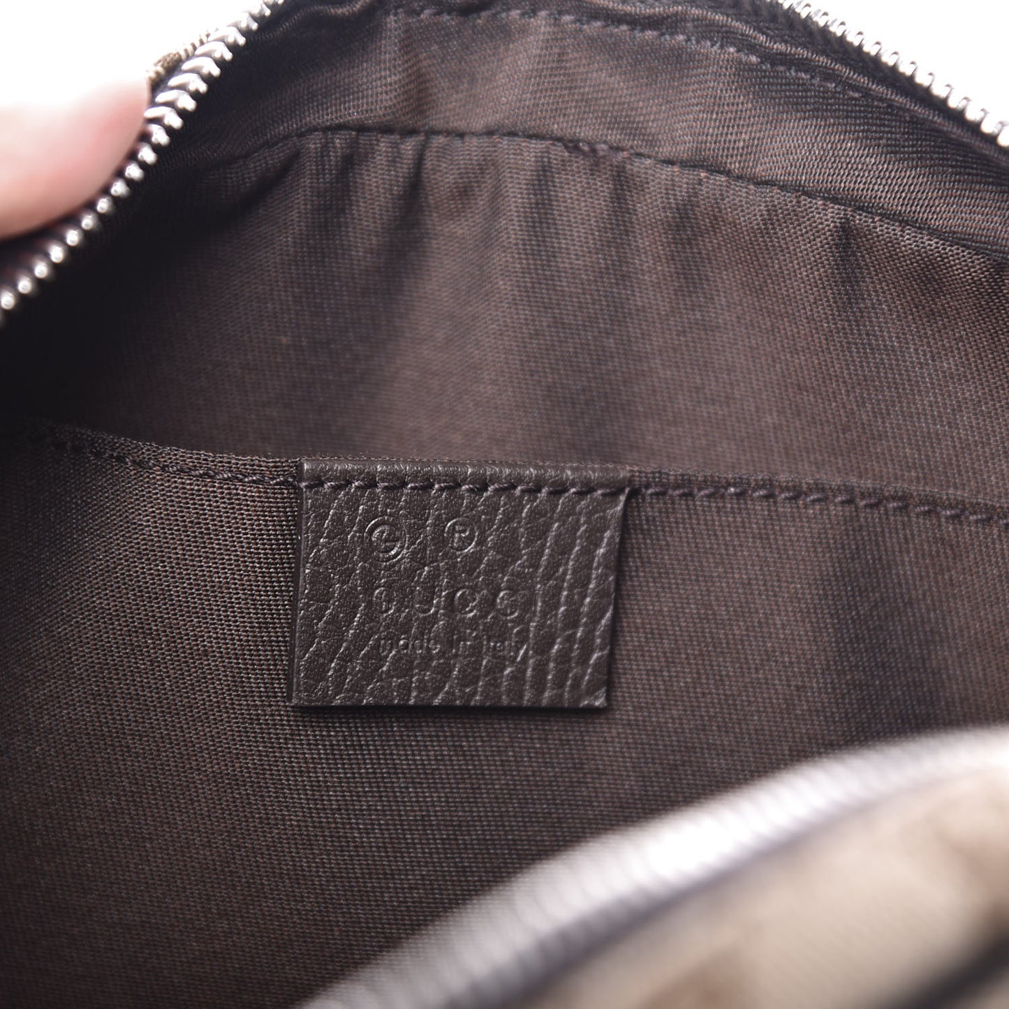 Monogram Belt Bag Dark Brown