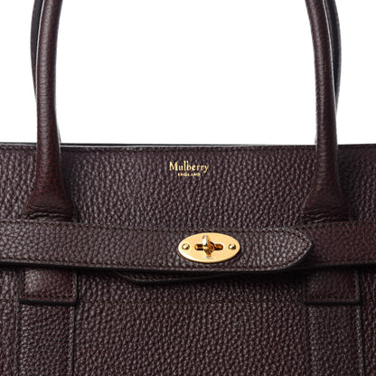 Mulberry Grain Vegetable Tanned Calfskin Zipped Bayswater Oxblood 13 of 13