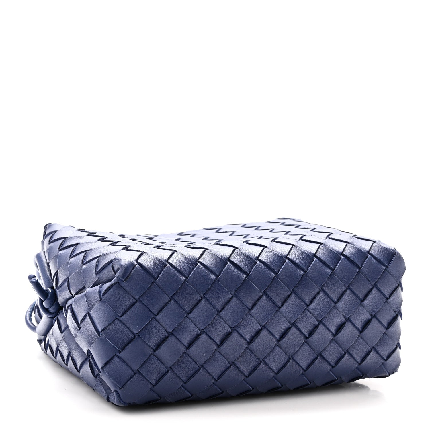 Bottega Veneta Nappa Intrecciato Small Loop Camera Bag Deep Pacific 4 of 9