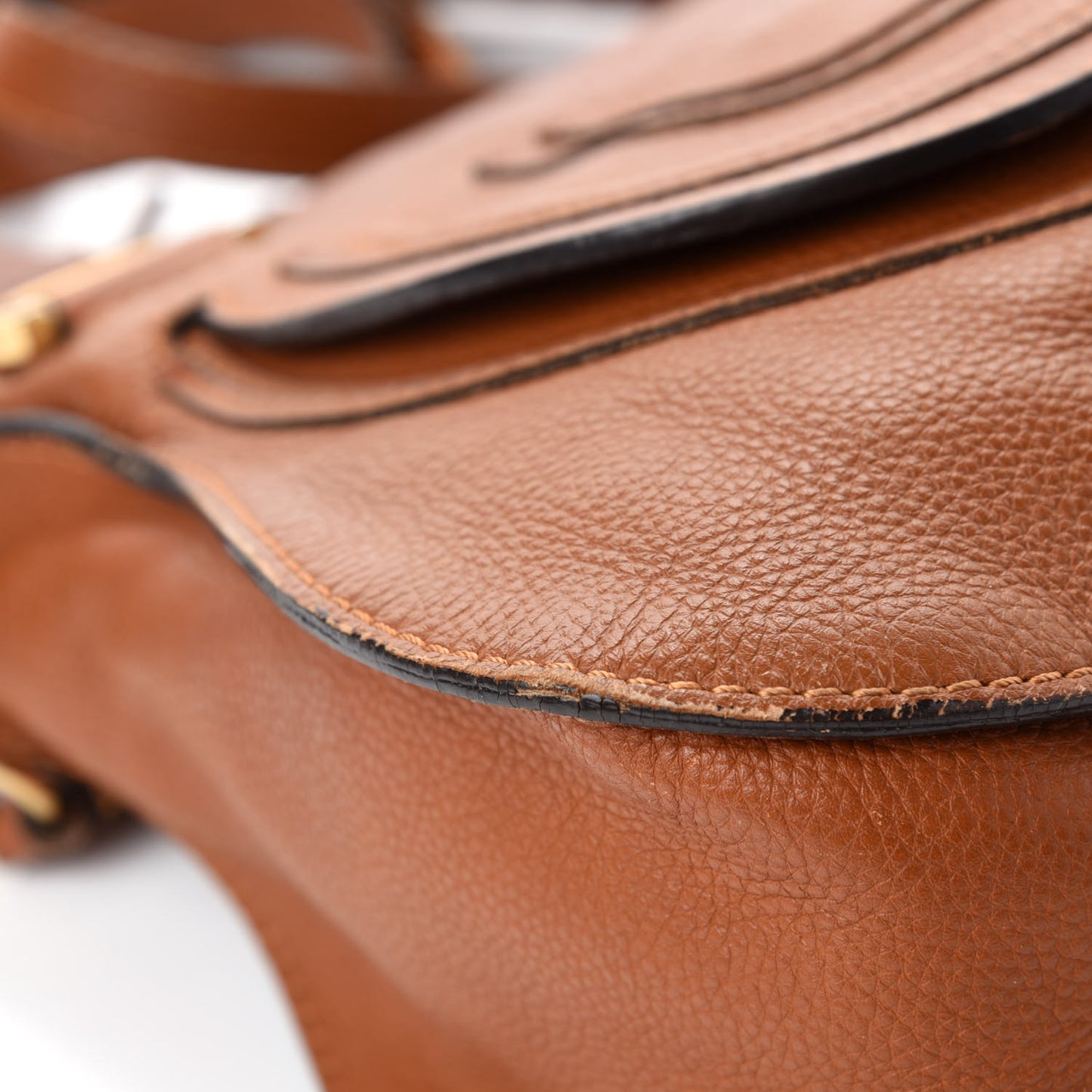 Calfskin Medium Marcie Satchel Tan