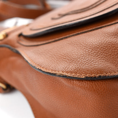 Chloe Calfskin Medium Marcie Satchel Tan 8 of 16