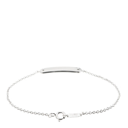 Tiffany Sterling Silver ID Tag Chain Bracelet 2 of 5
