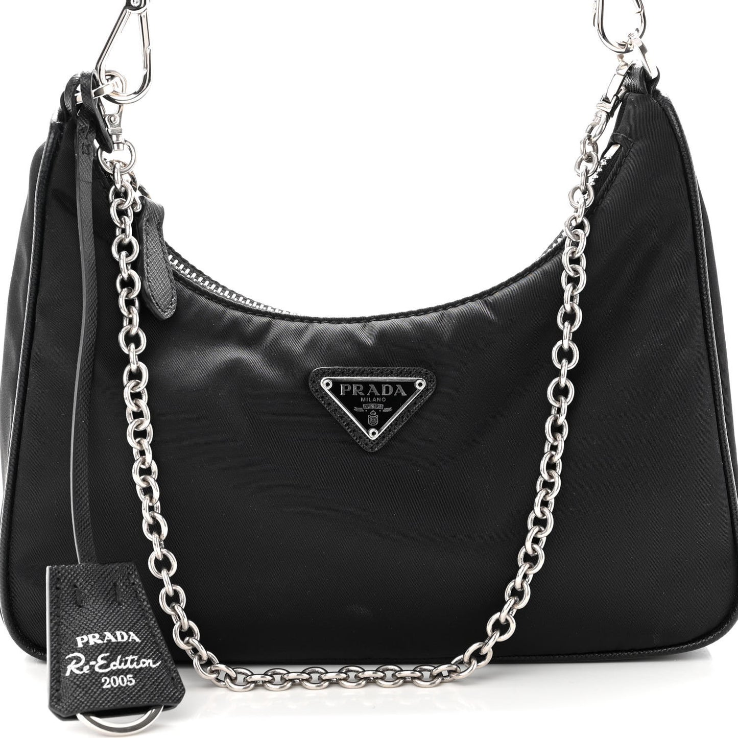 Nylon Re-Edition 2005 Shoulder Bag Black