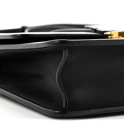 Christian Dior Smooth Calfskin 30 Montaigne Flap Bag Black 9 of 10