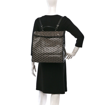 Goyard Goyardine Saint Leger Soft Briefcase Backpack Black 3 of 15