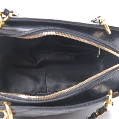 Chanel Caviar Quilted Petit Timeless Tote PTT Black 5 of 9