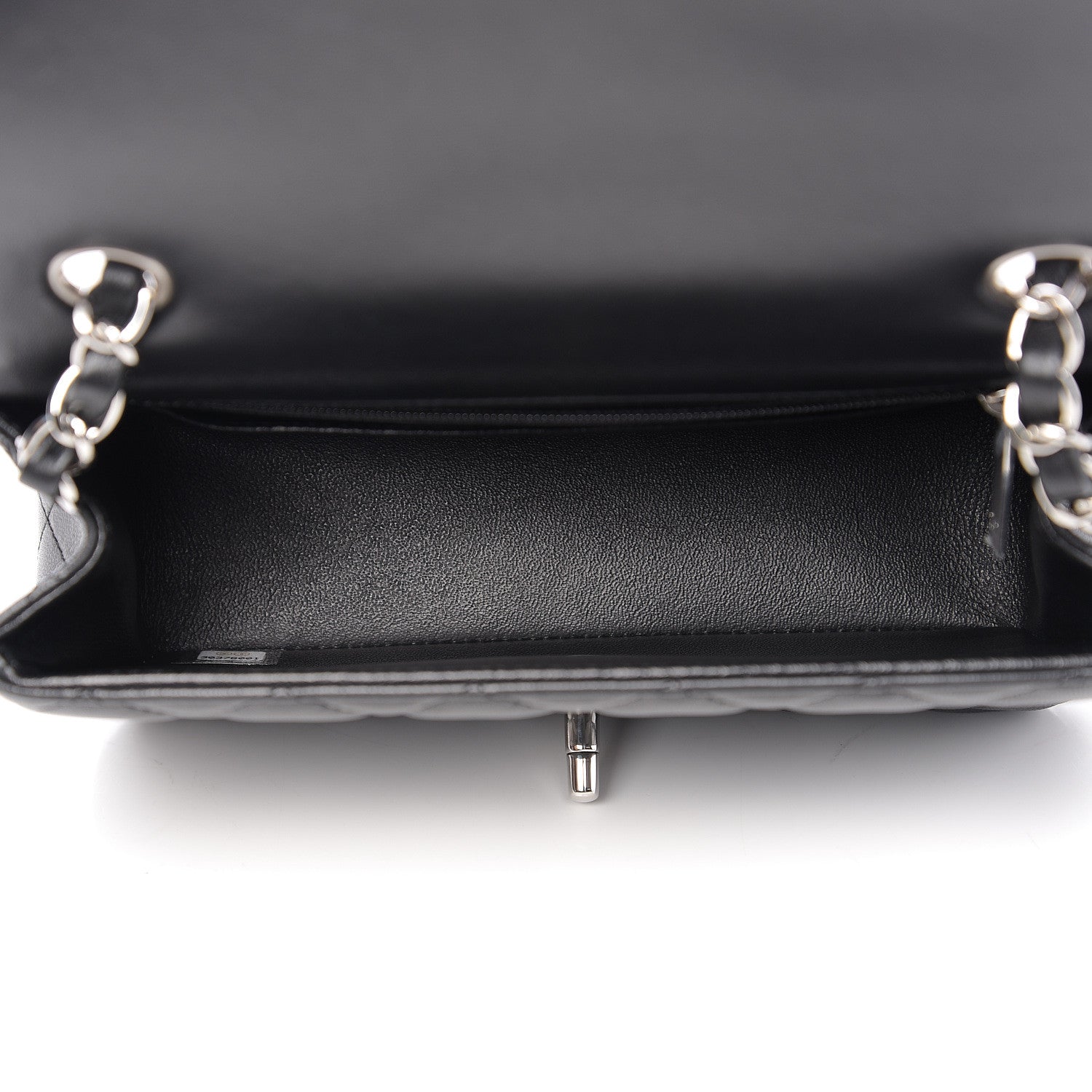 Chanel Lambskin Quilted Mini Rectangular Flap Black 4 of 10