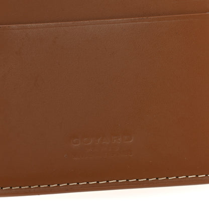 Goyard Goyardine Grenelle Passport Wallet Black Gold 6 of 8