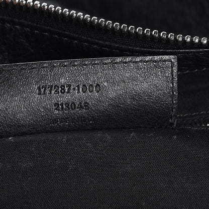 Balenciaga Agneau Giant 21 Silver Hardware Weekender Black 6 of 6