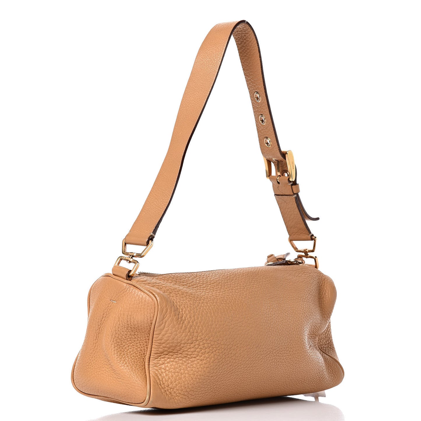 Vitello Daino Shoulder Bag Sabbia