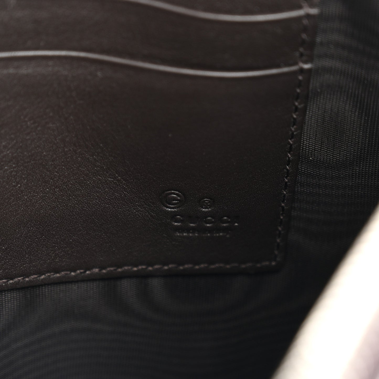 Microguccissima Clutch Black