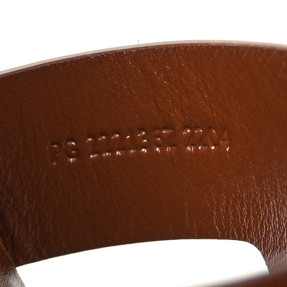 Hermes Suede Elda Espadrille Wedge Sandals 39 Gold 6 of 9