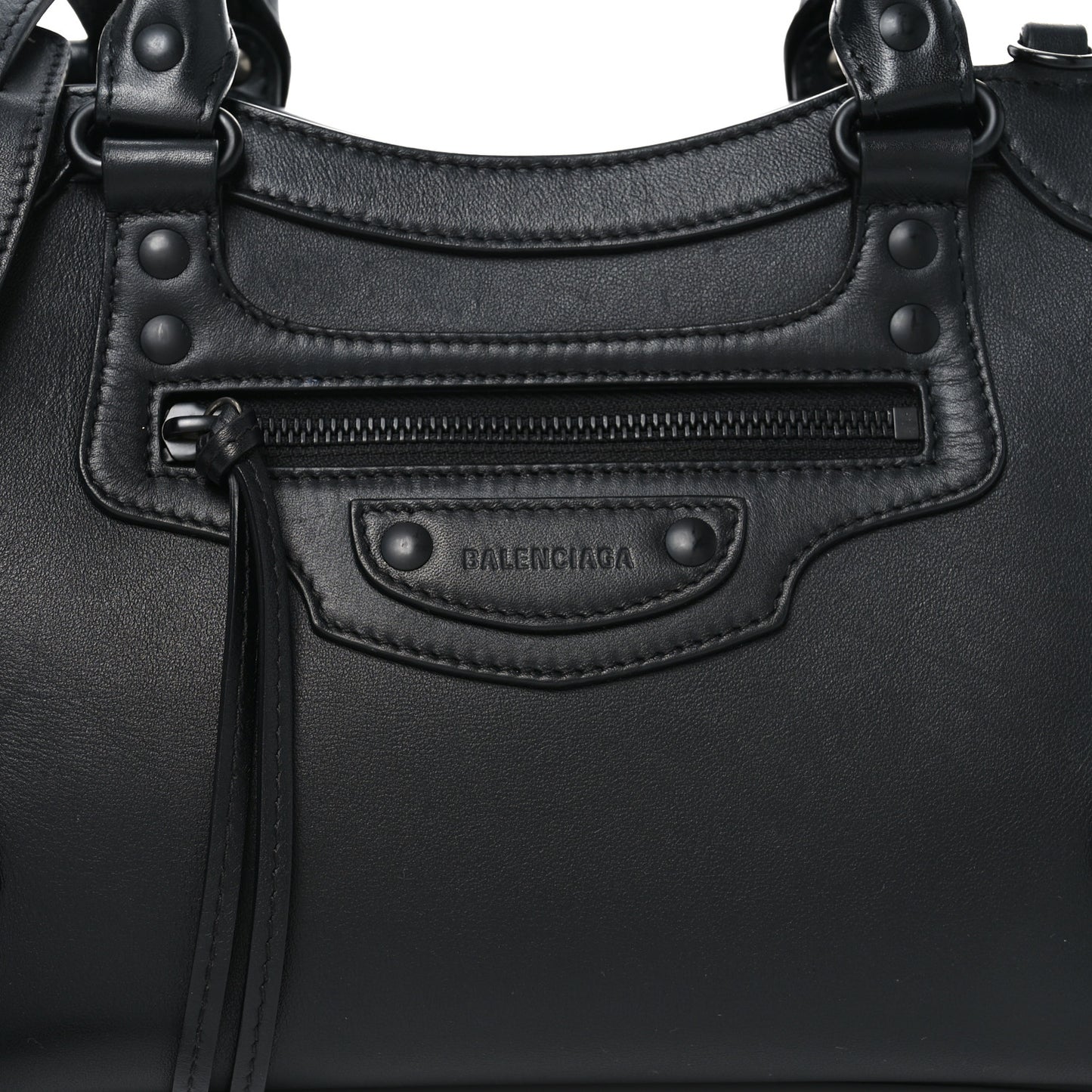Smooth Calfskin Neo Classic Black Hardware S City Black