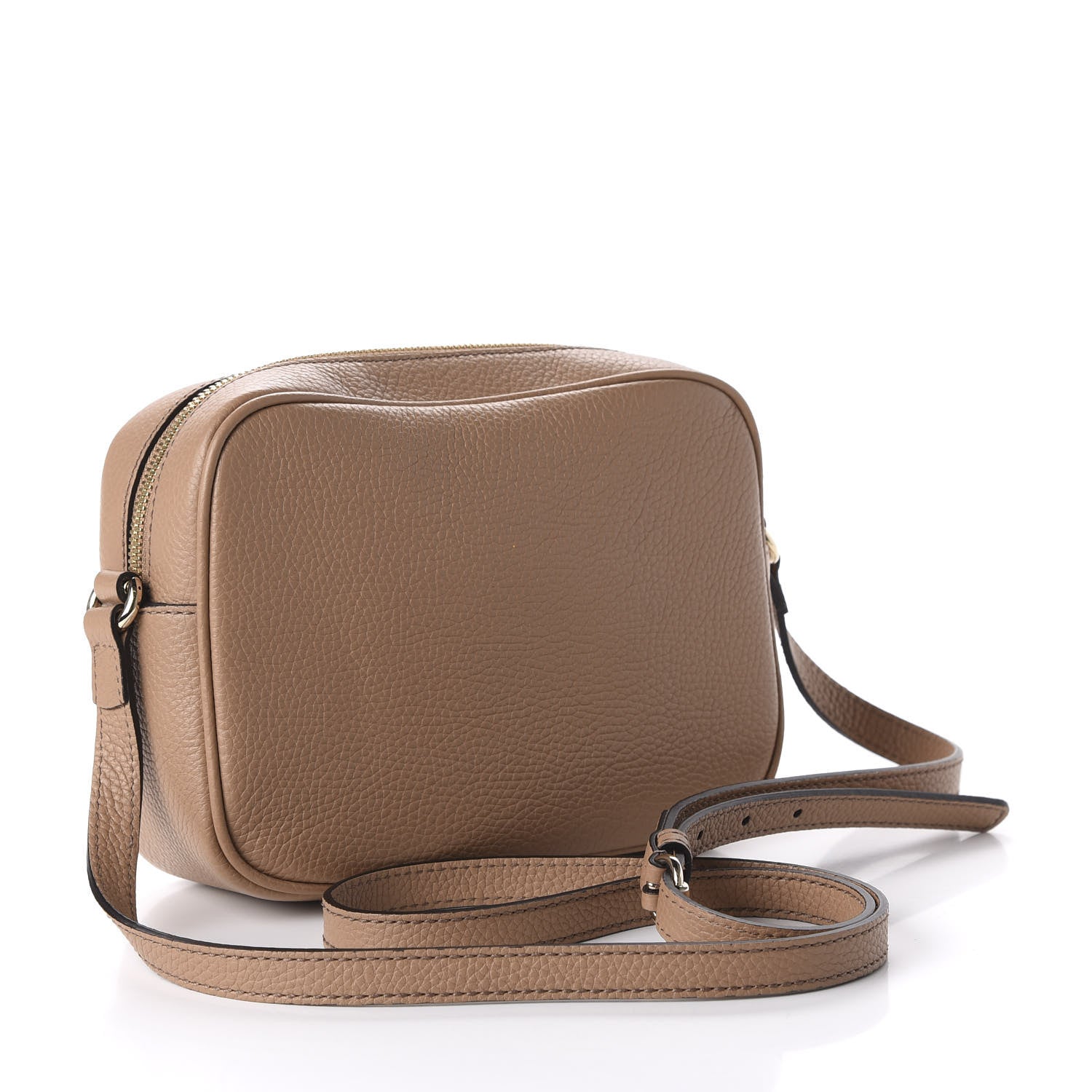 Gucci Pebbled Calfskin Small Soho Disco Bag Rose Beige 3 of 11