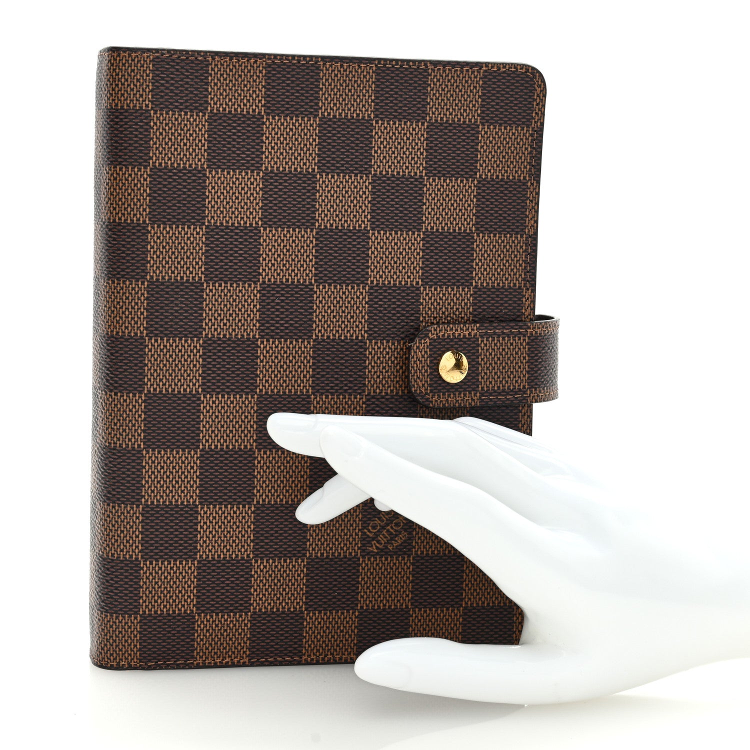 Louis Vuitton Damier Ebene Medium Ring Agenda Cover 2 of 6