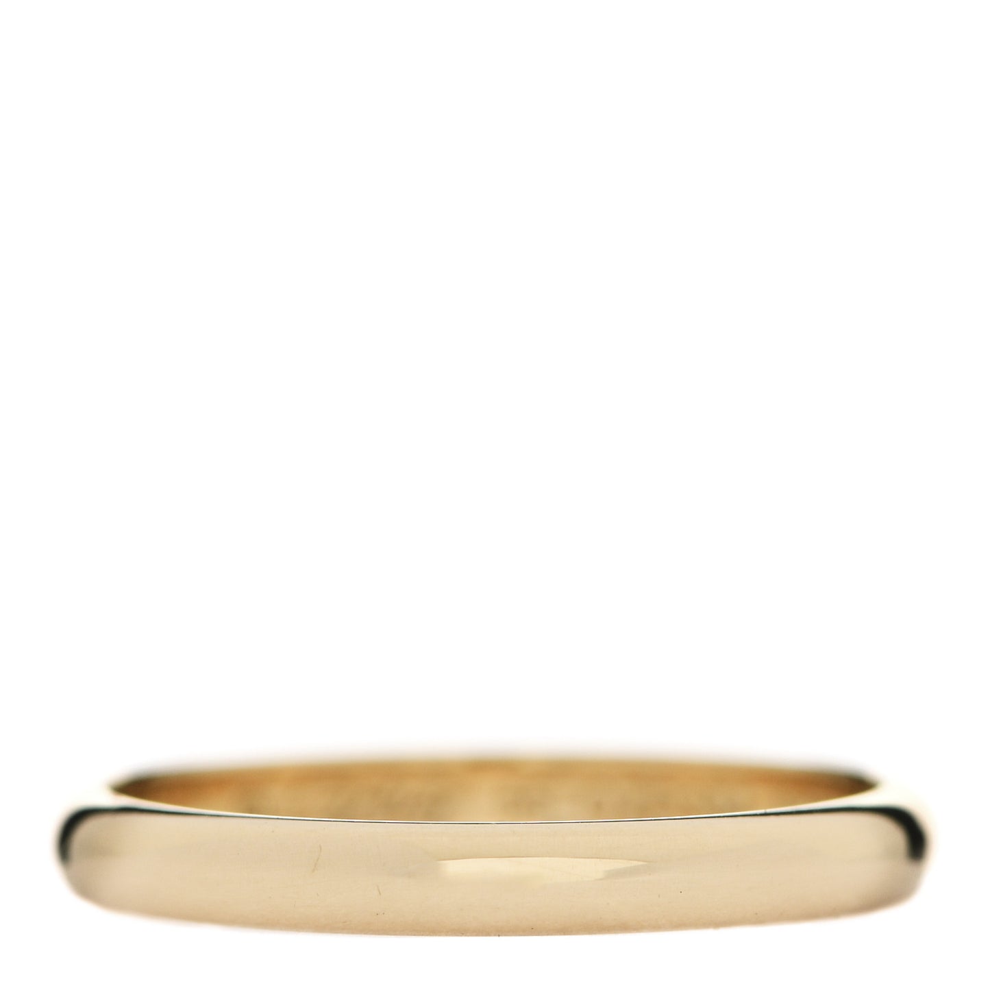 18K Yellow Gold 2.5mm 1895 Wedding Band Ring 55 7.25