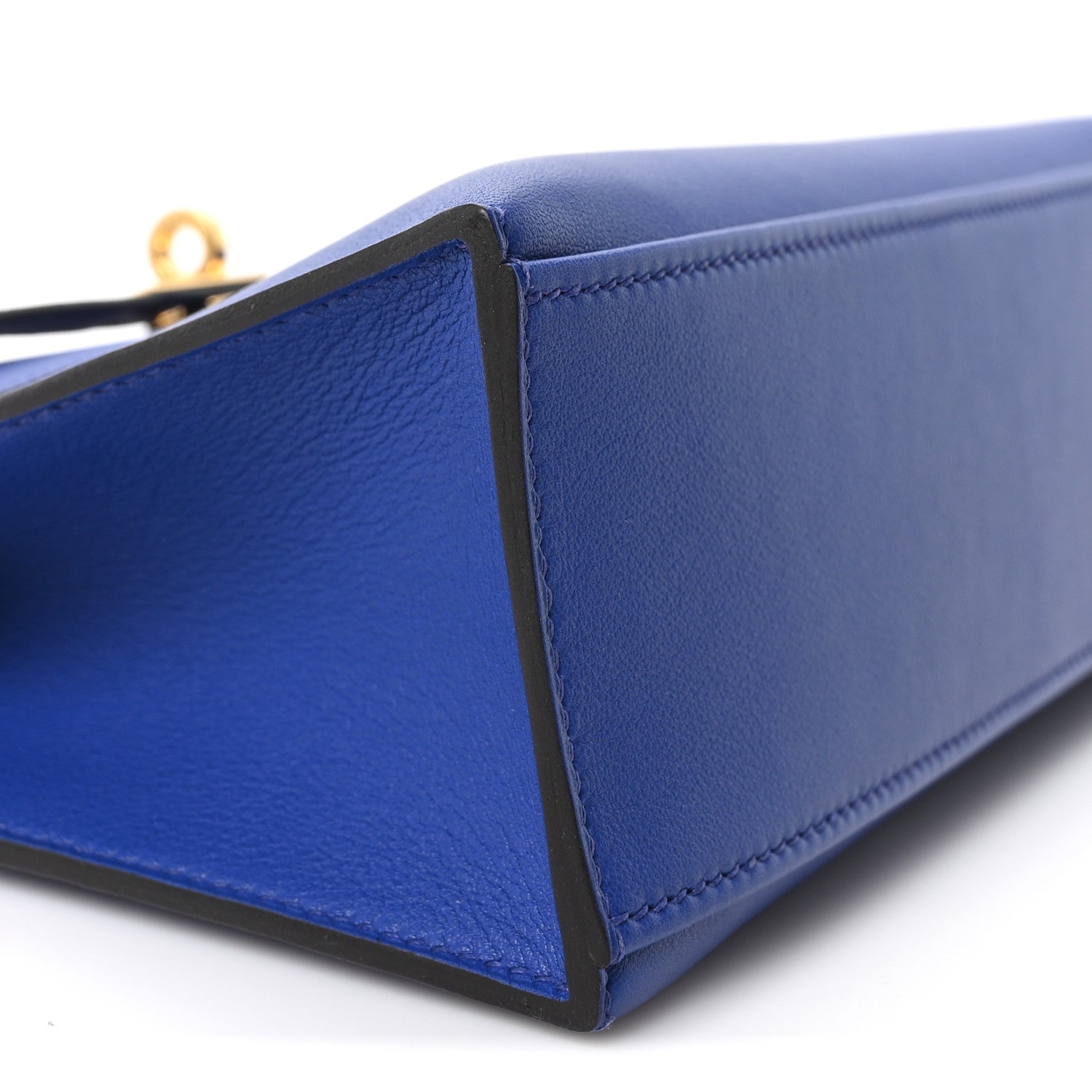 Hermes Swift Kelly Pochette Clutch Bleu Electrique 9 of 11