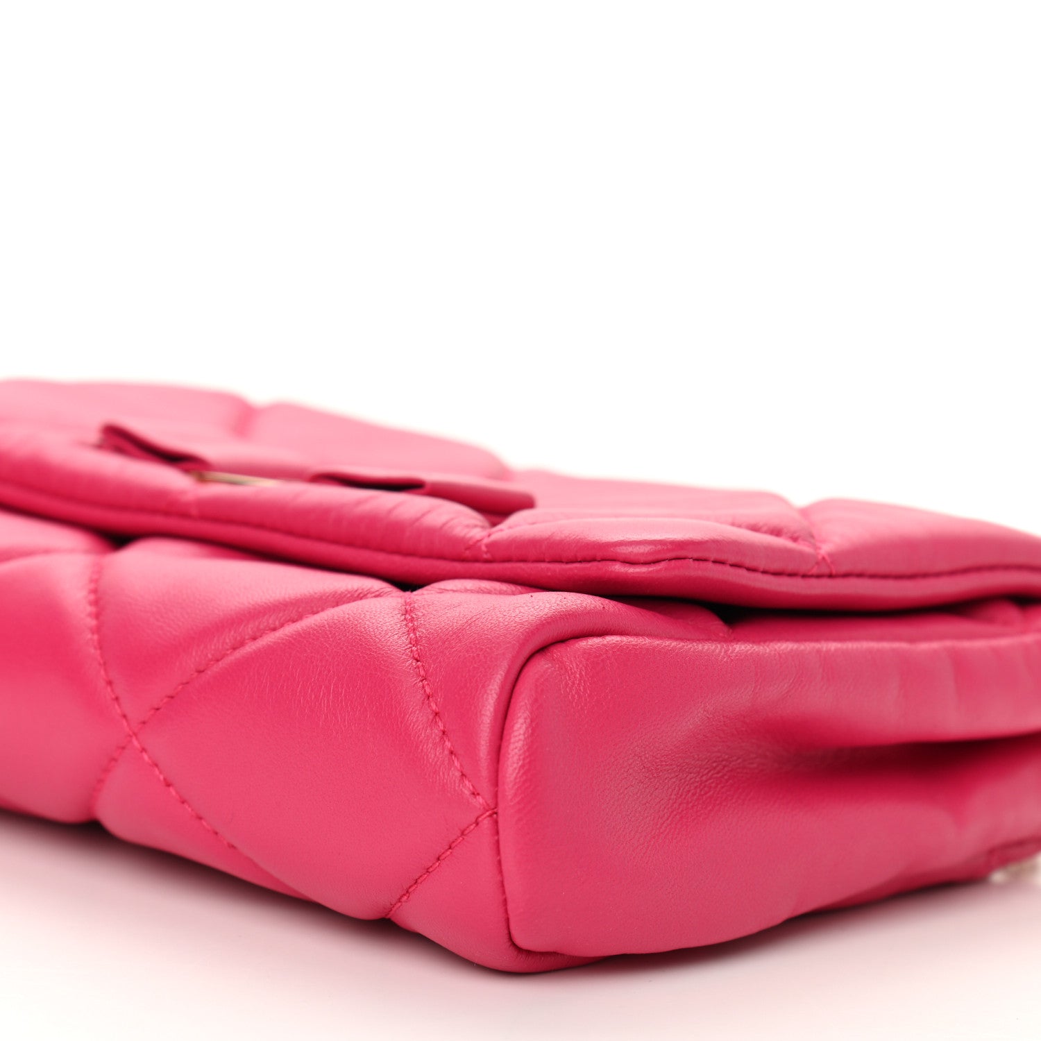 Salvatore Ferragamo Nappa Quilted Ginny Crossbody Pink 9 of 9