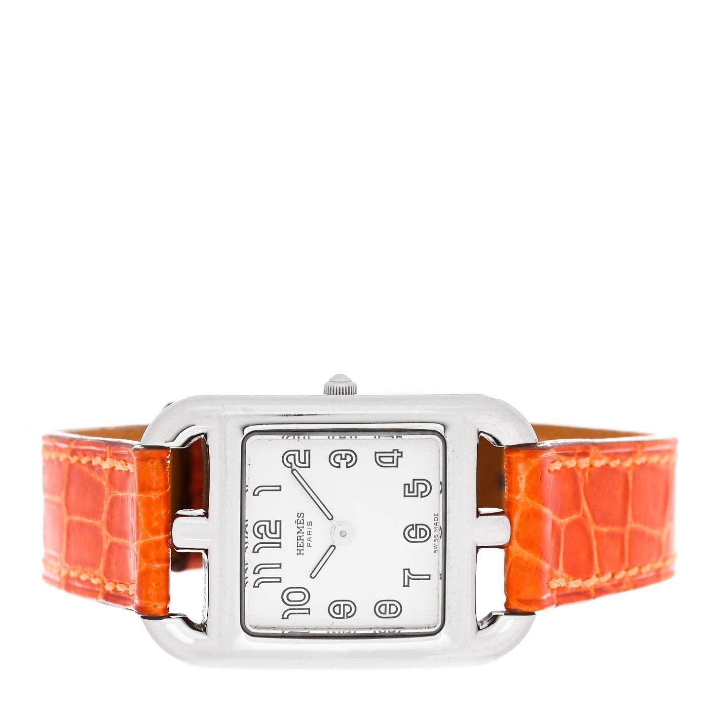 Stainless Steel Alligator 23mm Cape Cod Quartz Watch Orange