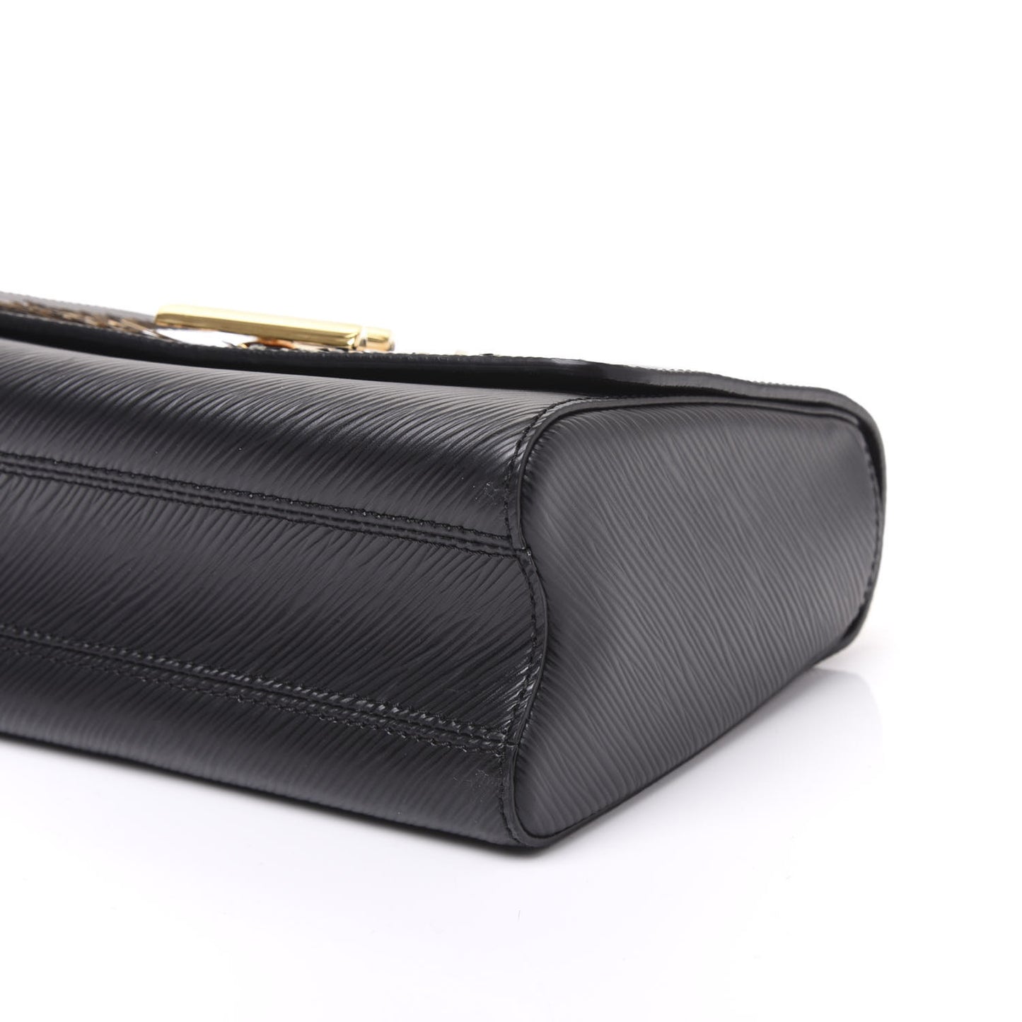 Epi Sequins Twist Shoulder Bag MM Black