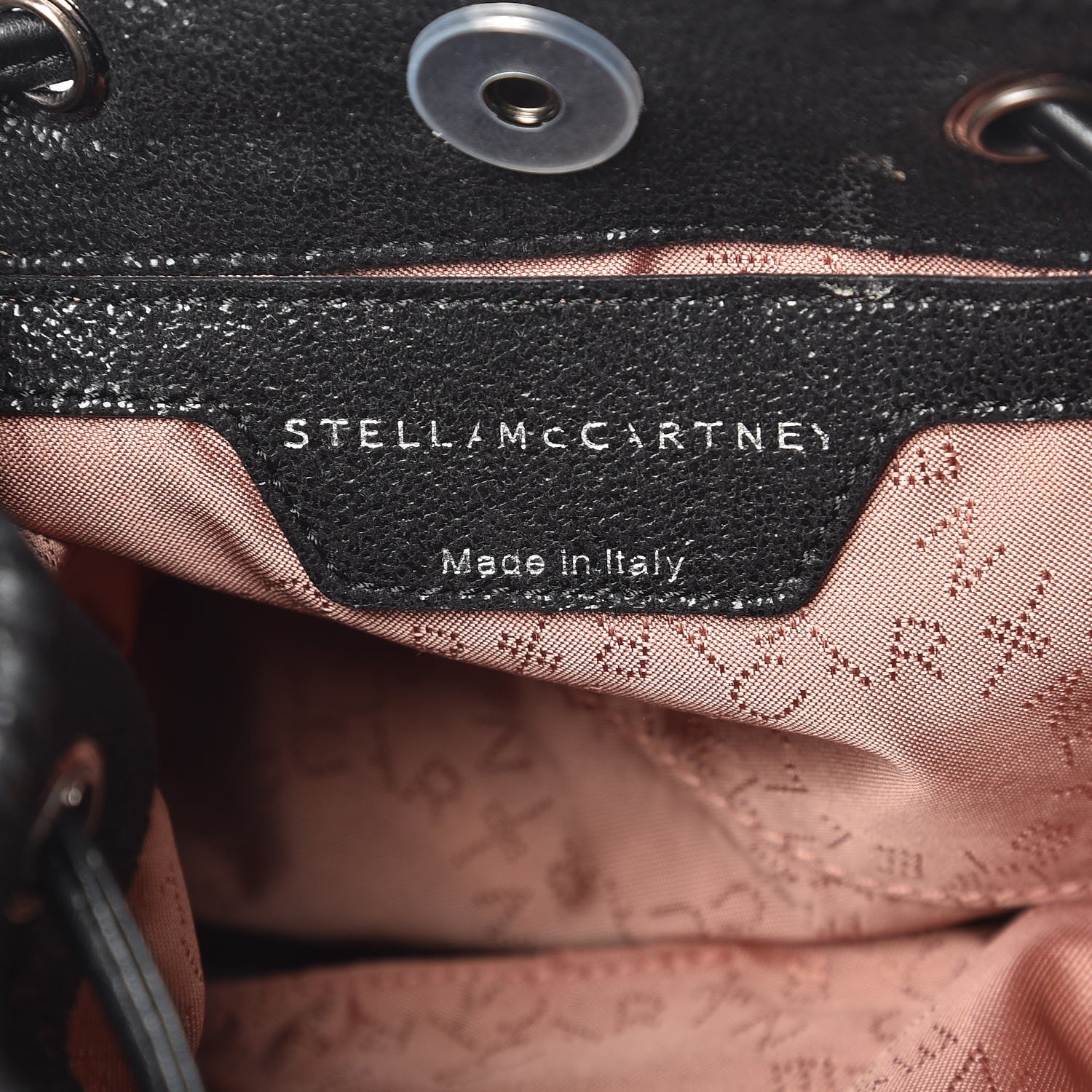 Stella McCartney Shaggy Deer Small Falabella Bucket Bag Black 6 of 8