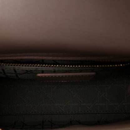 Christian Dior Metallic Lambskin Cannage Mini Lady Dior Lotus 5 of 10