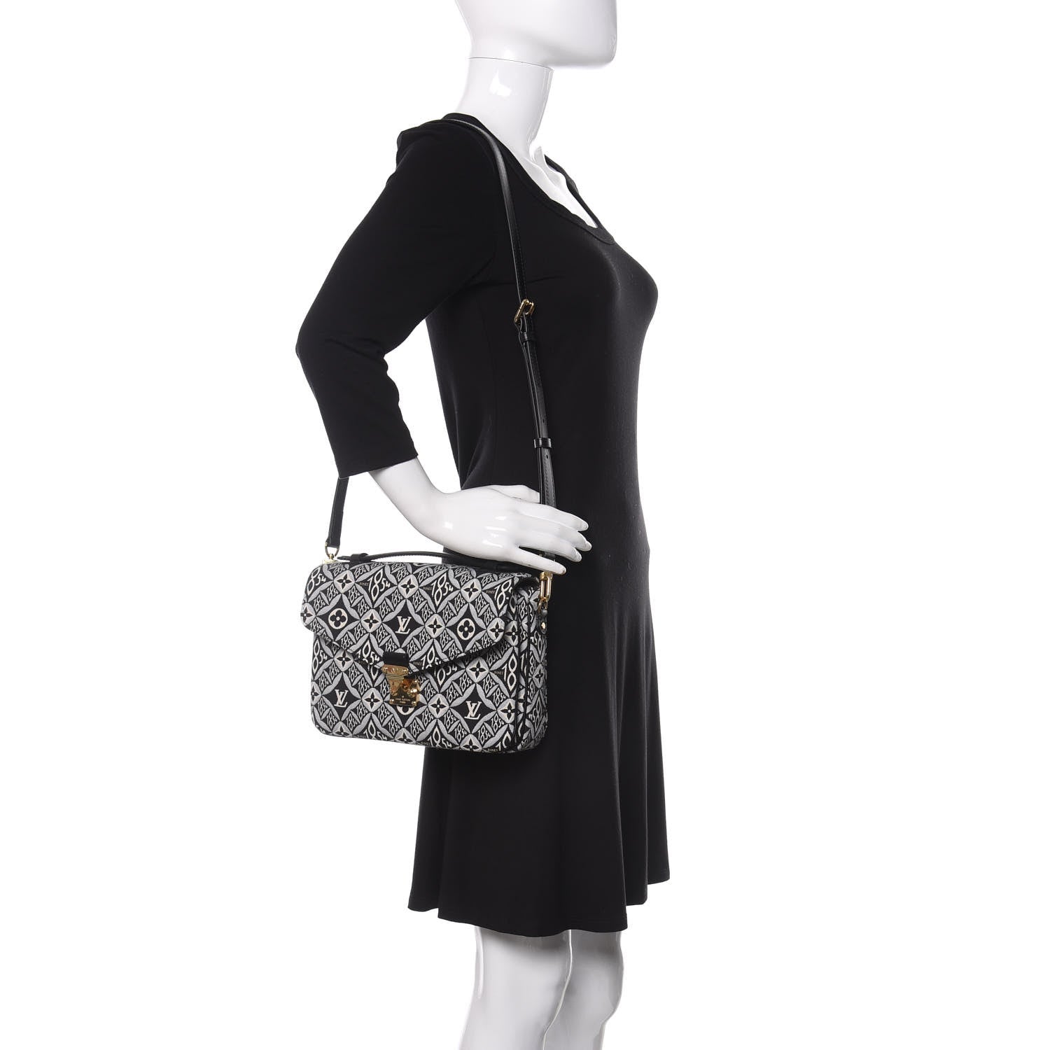 Louis Vuitton Jacquard Since 1854 Pochette Metis Grey 2 of 9