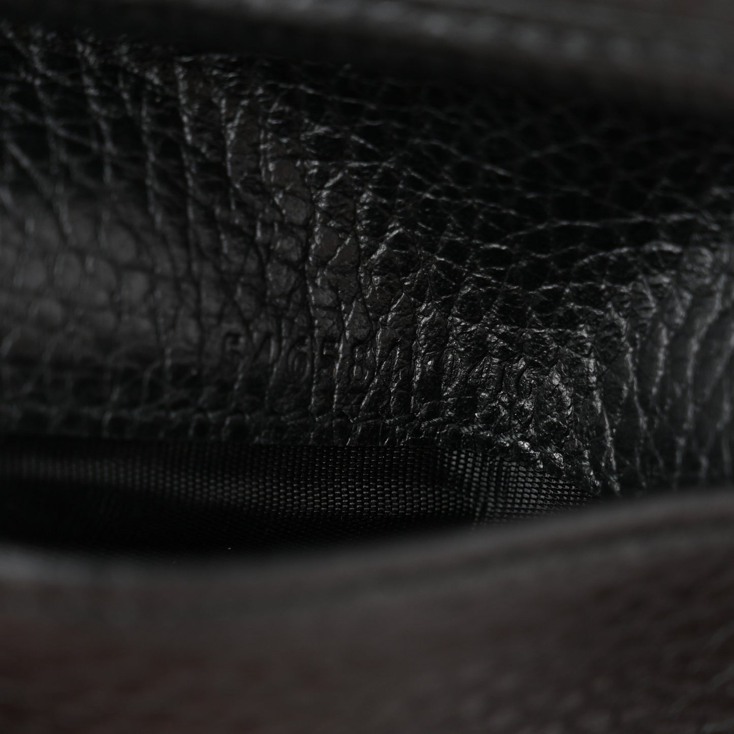Dollar Calfskin GG Marmont Tri-Fold Wallet Black