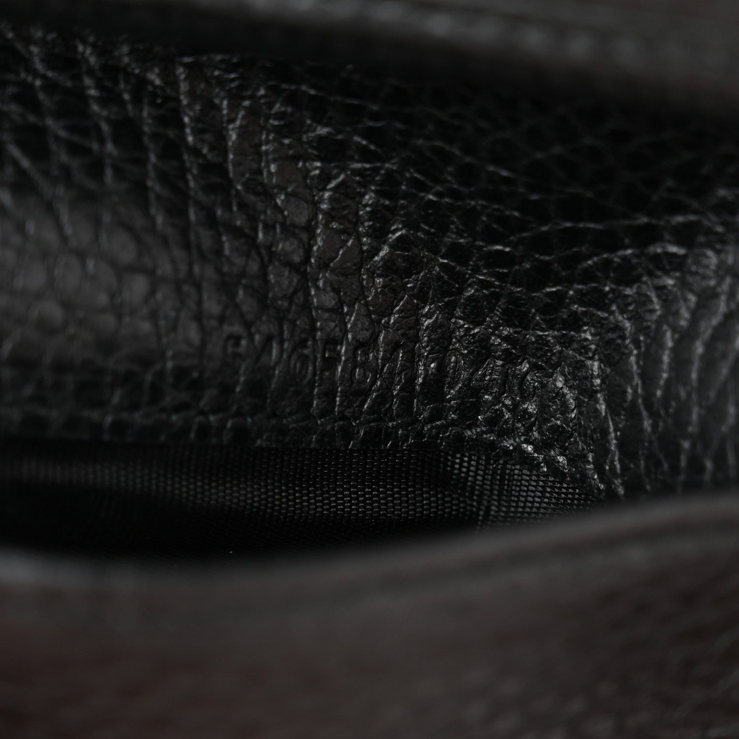 Gucci Dollar Calfskin GG Marmont Tri-Fold Wallet Black 7 of 9