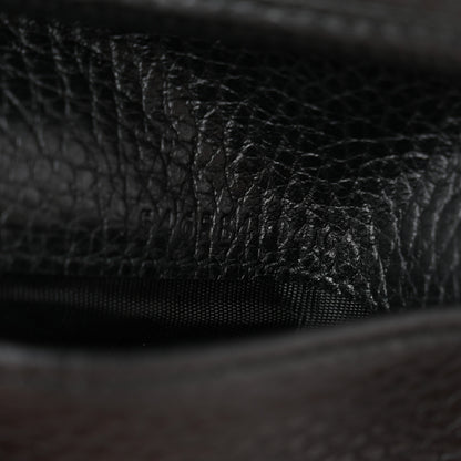 Gucci Dollar Calfskin GG Marmont Tri-Fold Wallet Black 7 of 9