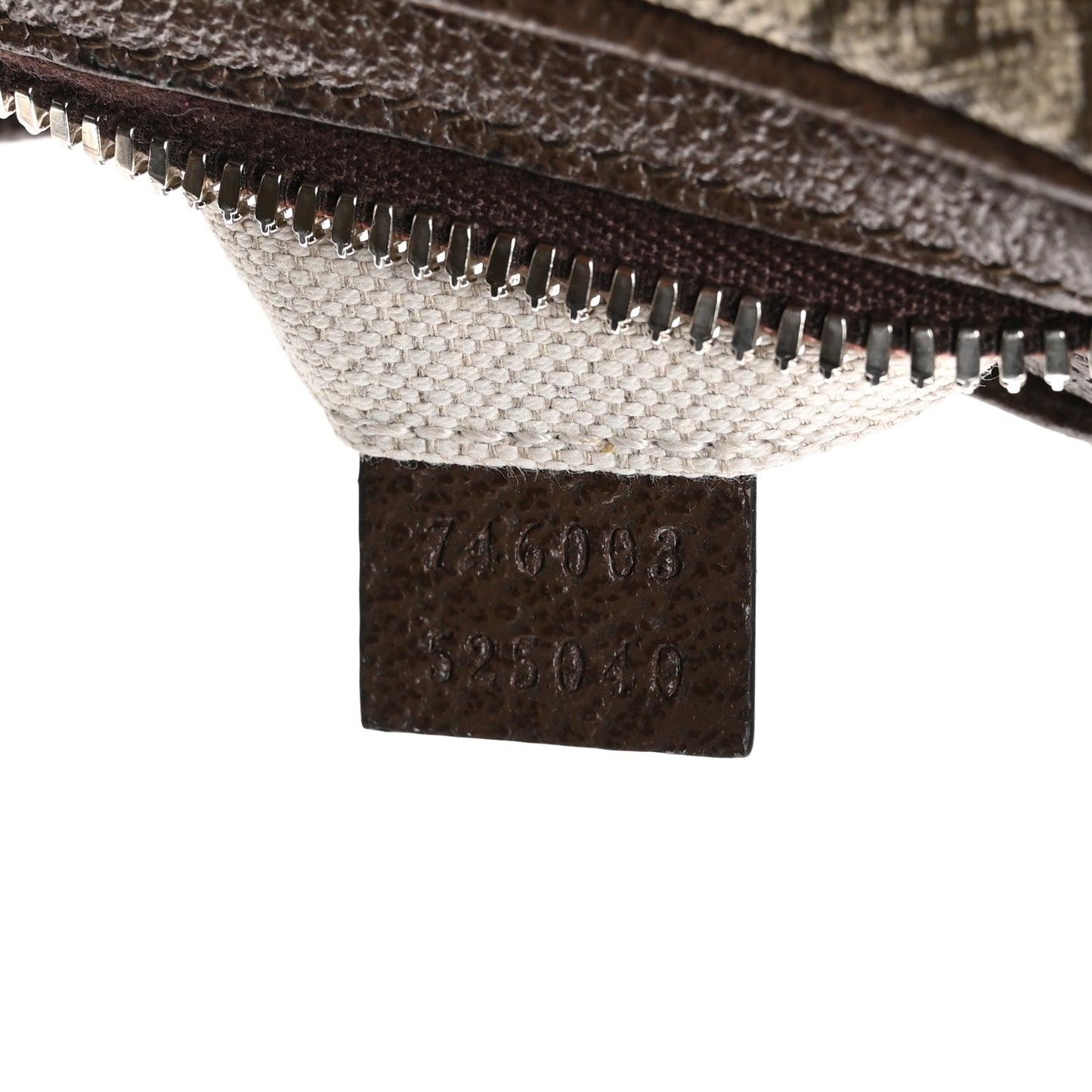 GG Supreme Monogram Textured Dollar Calfskin Web Mini Attache Bag Beige Ebony New Acero