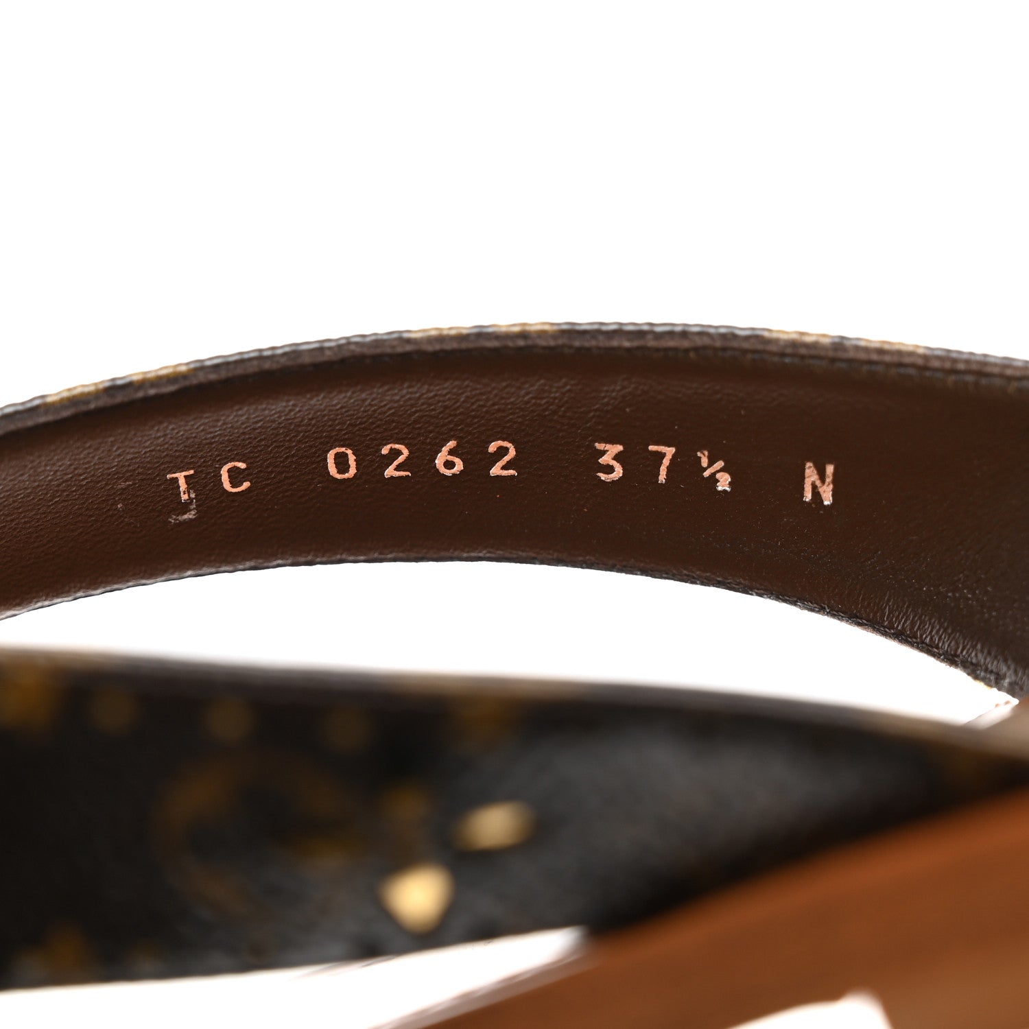 Louis Vuitton Monogram Sunny Flat Thong Sandals 37.5 Brown 7 of 9