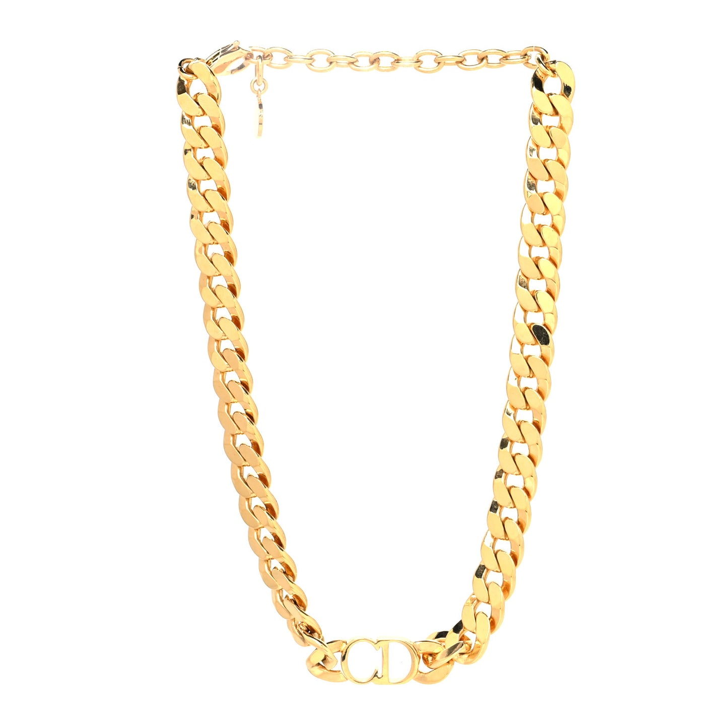 Metal Danseuse Etoile Chain Choker Necklace Gold